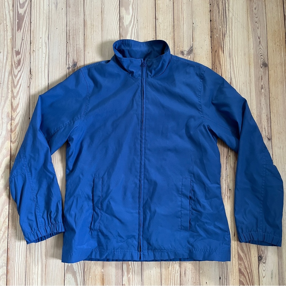 Vintage GAP blue full zip womens windbreaker lightweight‎ jacket size large